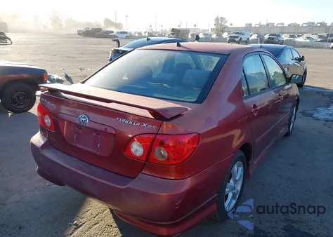 2005 Toyota Corolla Xrs z USA, uszkodzony, nr VIN 2T1BY32E15C395069